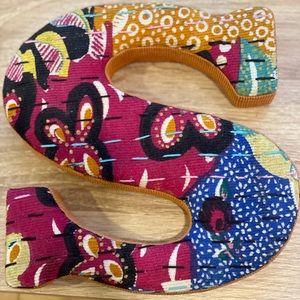 Anthropologie Quilted Letter S